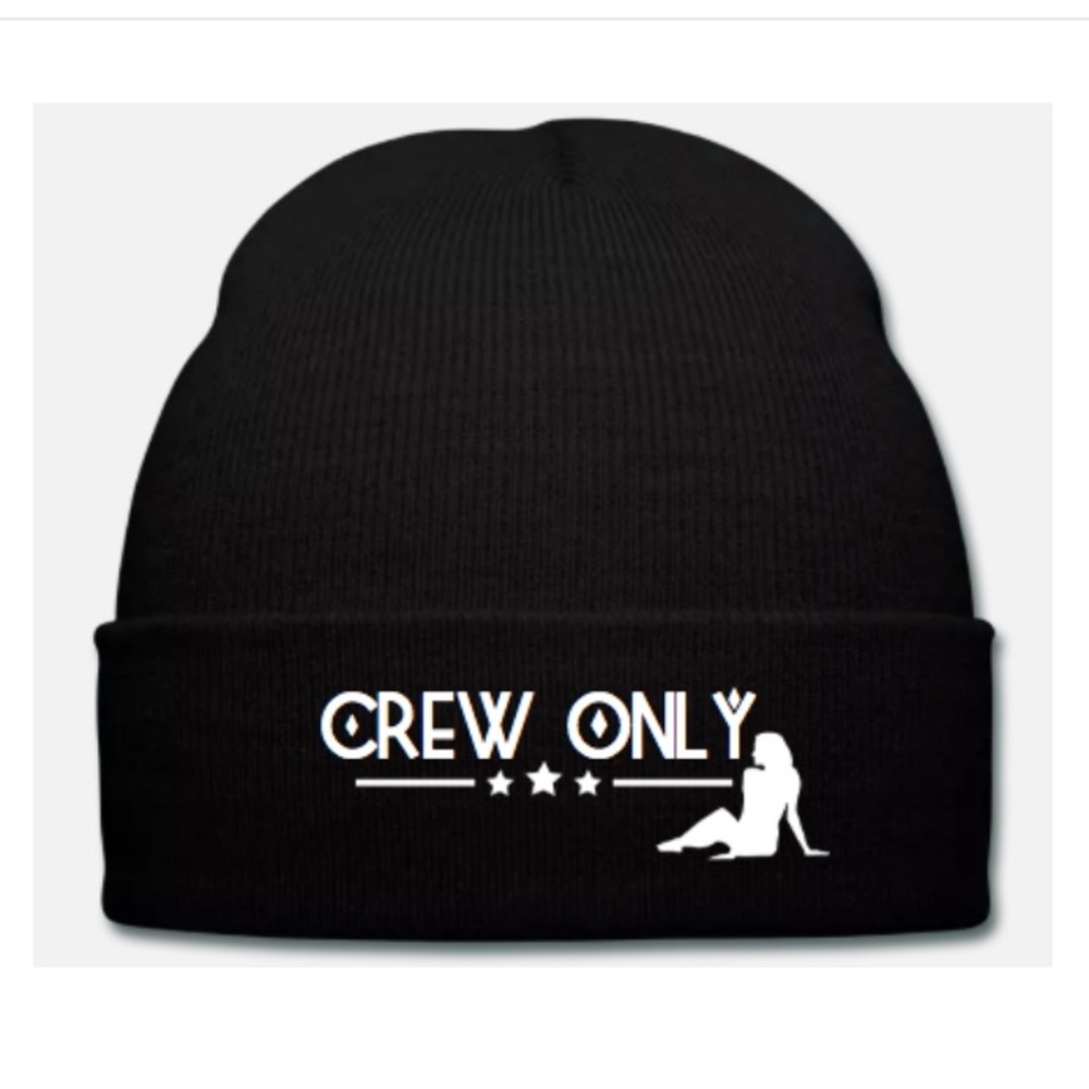 T.B.C.O. “CREW ONLY” BLACK BEANIE